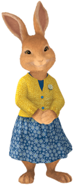 Mum Of Peter Rabbit - Peter Rabbit Rabbit Mom (400x400), Png Download