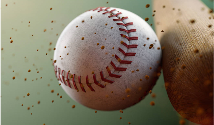 Spring Ball Sign Up Opens 11/26 - Baseball Bat Making Contact With Ball (942x406), Png Download