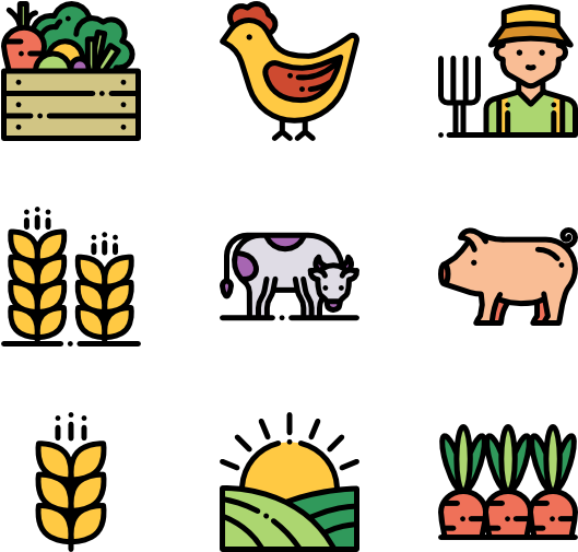 Agriculture 50 Icons - Massage Vector Icon (600x564), Png Download