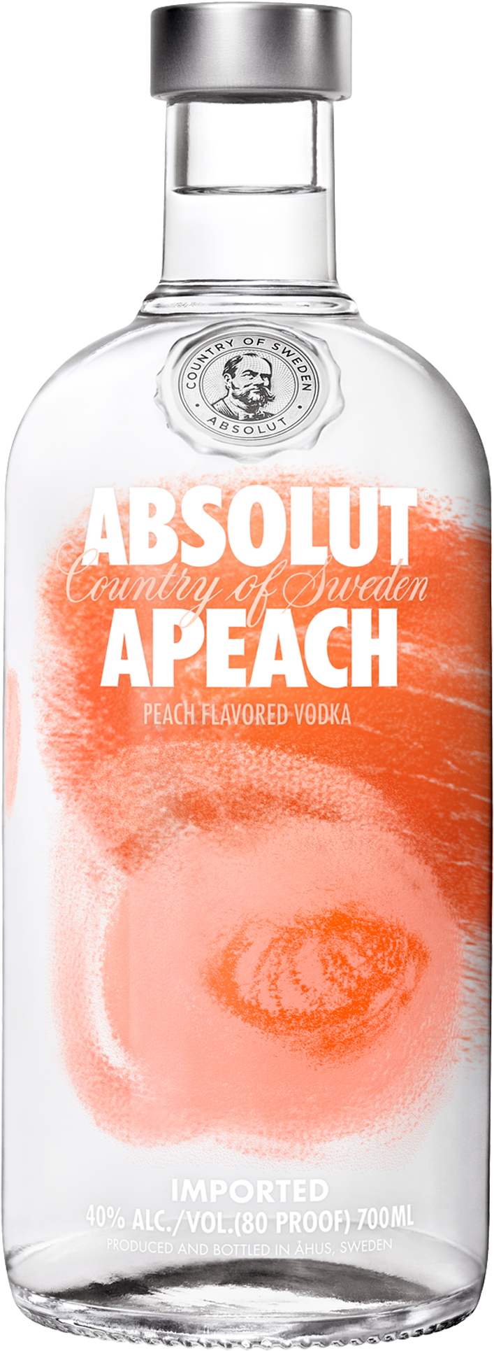 Apeach Vodka 700ml - Absolut Apeach Png (1600x2000), Png Download