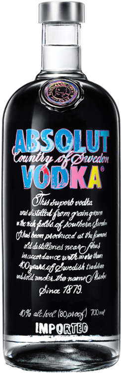 Absolut Vodka 70cl - Absolut Warhol (800x800), Png Download