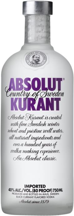 Absolut Kurant 70cl - Absolut Peppar Vodka - 750 Ml Bottle (650x731), Png Download