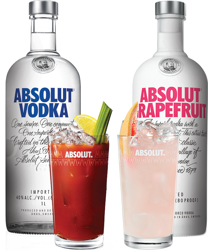 ©2018 Imported By Absolut Spirits Co - Absolut Vodka - 1 L Bottle (716x863), Png Download