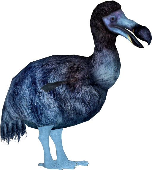 Blue Dodo - Thumbnail (553x588), Png Download