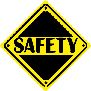 Parking Lot Safety Clip Art For Children Clipart Download - Ceramics Health And Safety (389x340), Png Download