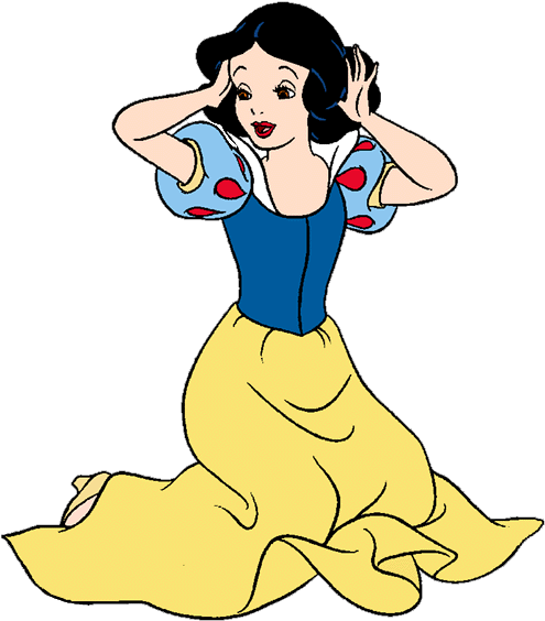 Snow White And The Seven Dwarfs Snow White Clipart - Disney Snow White Clip (500x581), Png Download