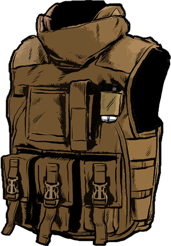Tactical Vest (350x505), Png Download