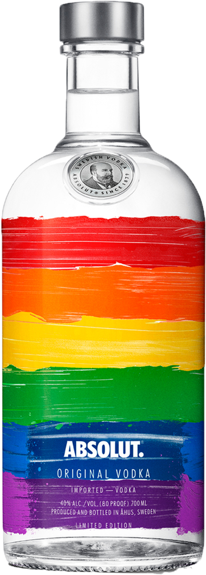 Absolut Rainbow Vodka 700ml - Absolut Vodka Rainbow (1600x2000), Png Download