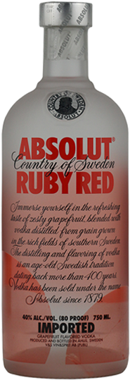 Absolut Vodka Ruby Red - Absolut Vodka (600x600), Png Download