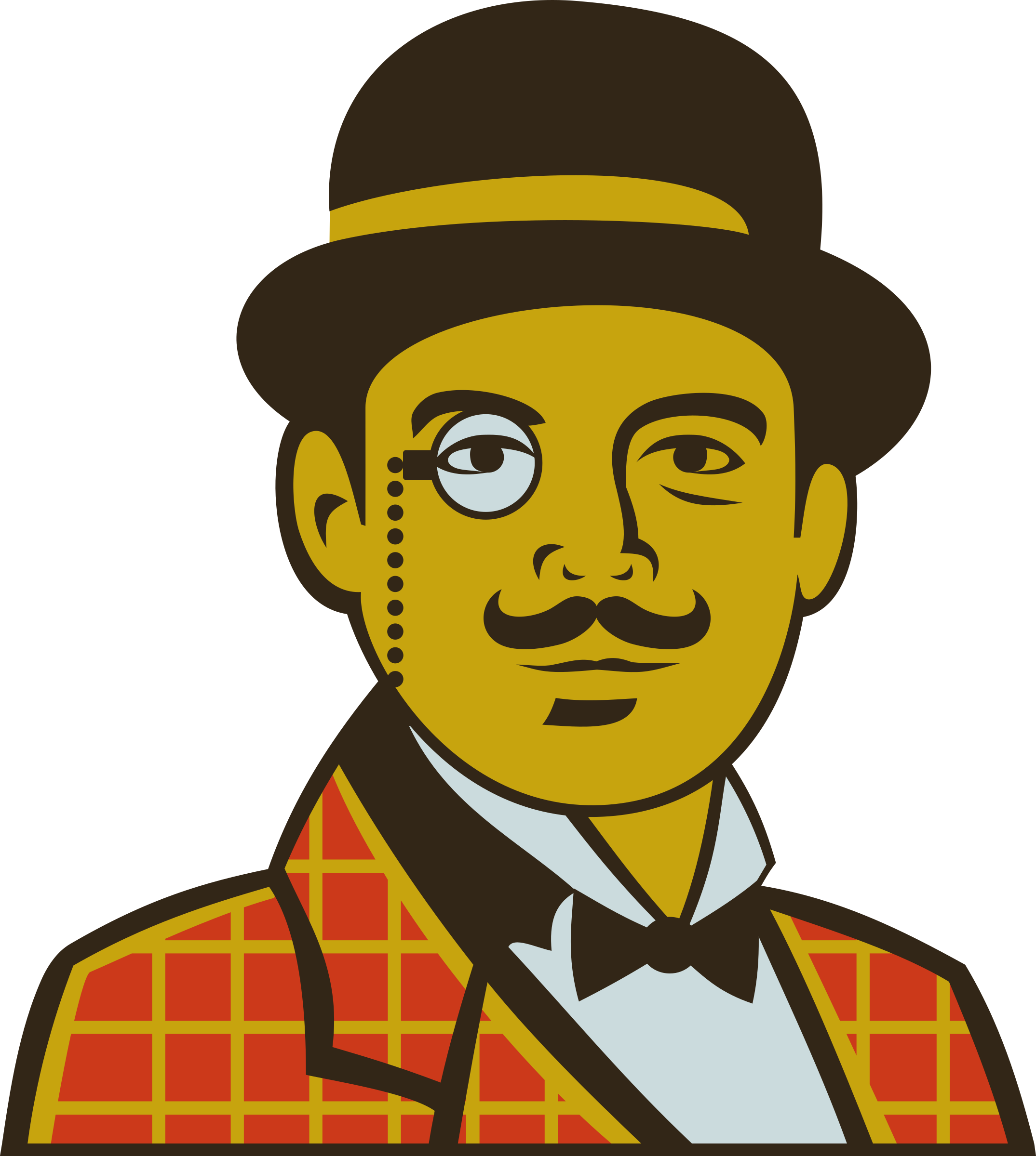 This Free Icons Png Design Of Hercule Poirot (2149x2400), Png Download