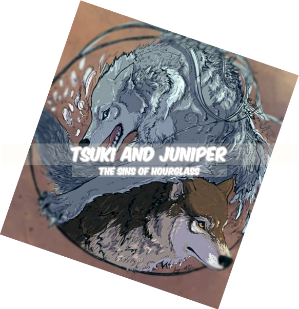 Two Wolves Tattoo Real Tattoo 2 - Animal Jam Clans (583x603), Png Download