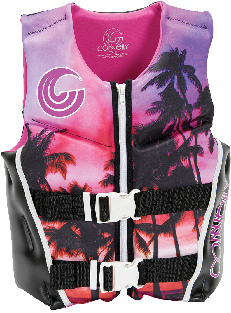 2018 Connelly Youth Classic Neo Vest - Connelly Girl's Youth Cga Neoprene Life Vest (1080x1080), Png Download