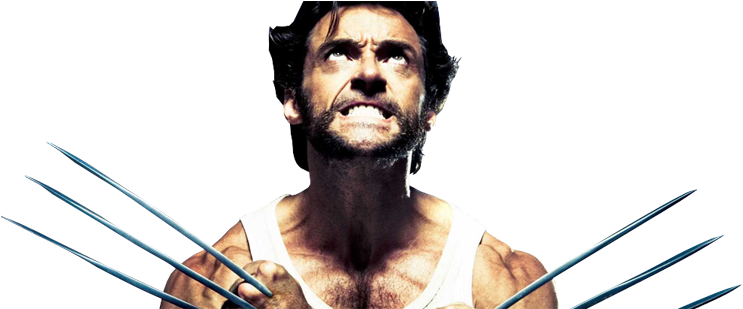 Wolverine Karakterine Hayat Vermiş Ünlü Oyuncu Hugh - X Man Hd Png (770x308), Png Download