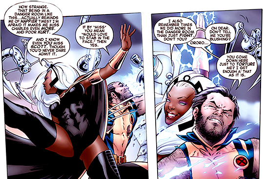 Storm Wolverine Comics - Comic Book (547x367), Png Download