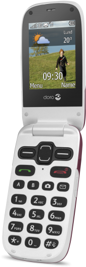 Red - Doro Phone Easy (542x542), Png Download