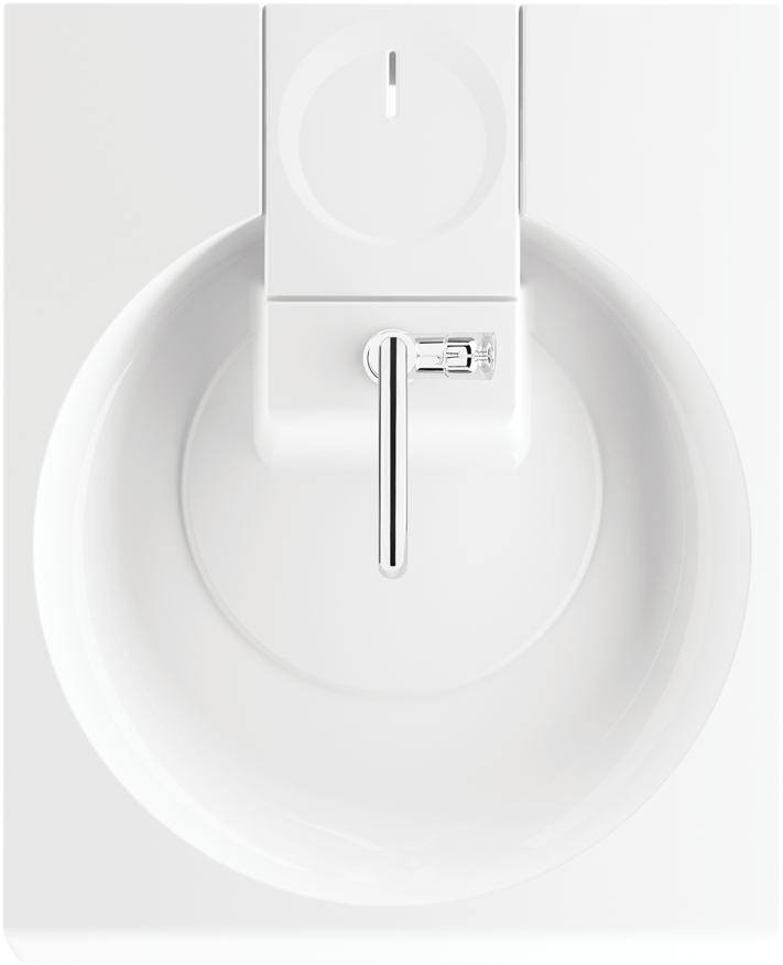 Washbasin Above Washing Machine Claro Grande Top View - Bathroom Sink (800x934), Png Download