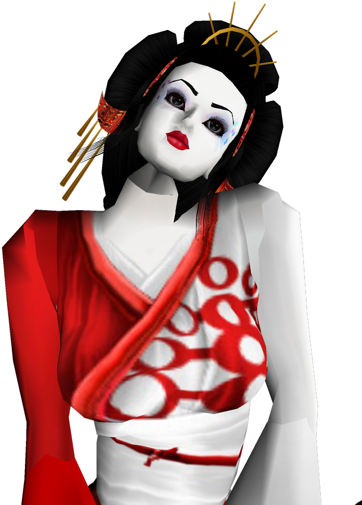 Geisha - Geisha Png (746x1024), Png Download
