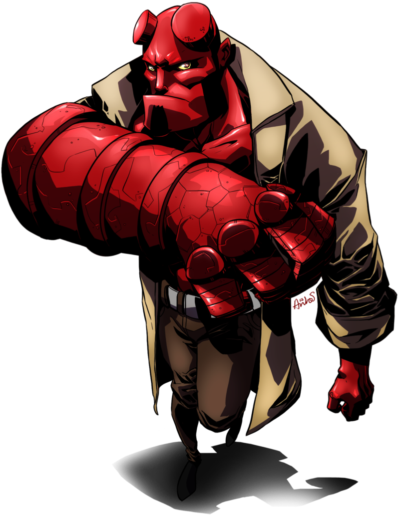 Hellboy - Hellboy Animated (900x1143), Png Download