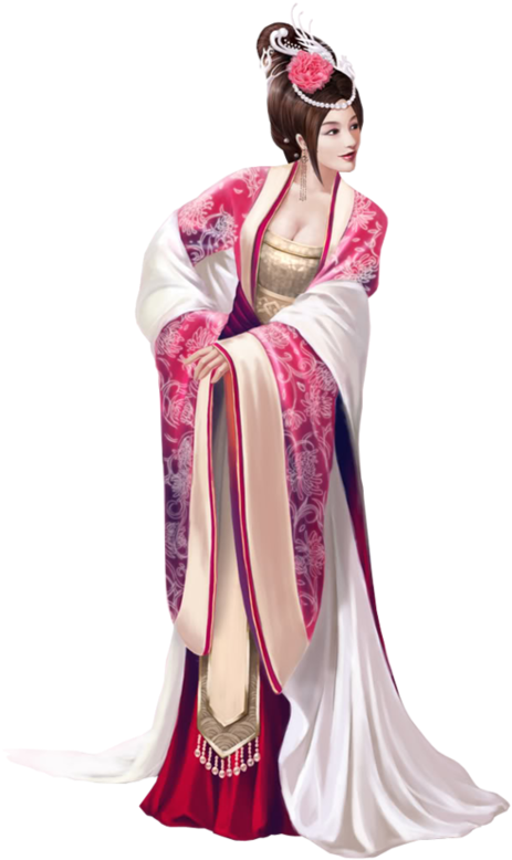 Japanese Girl Cross Stitch Patterns (565x800), Png Download