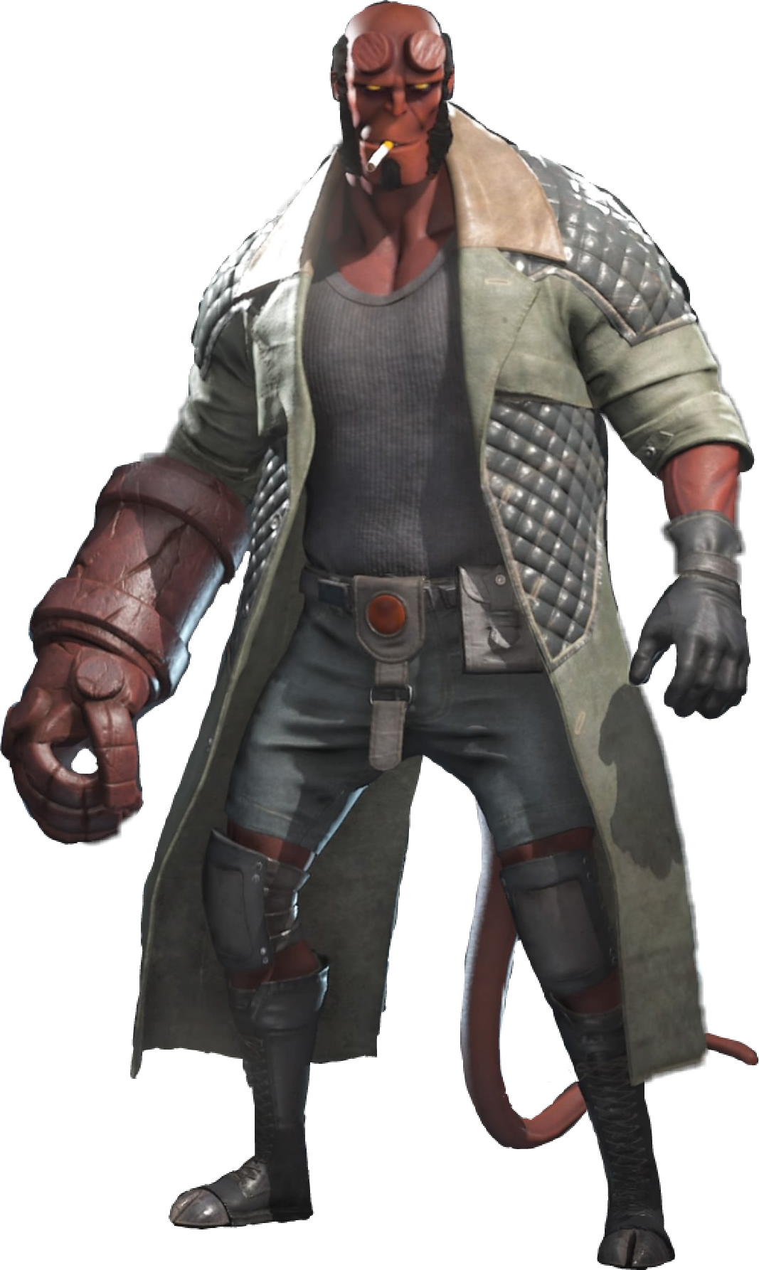 Hellboy Render - Wiki (1067x1786), Png Download