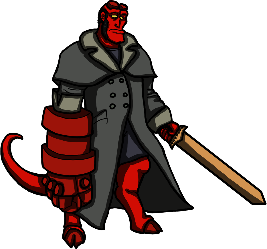 Hellboy (950x1000), Png Download