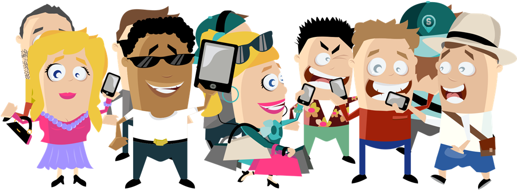 New Badges - Cartoon (1008x402), Png Download