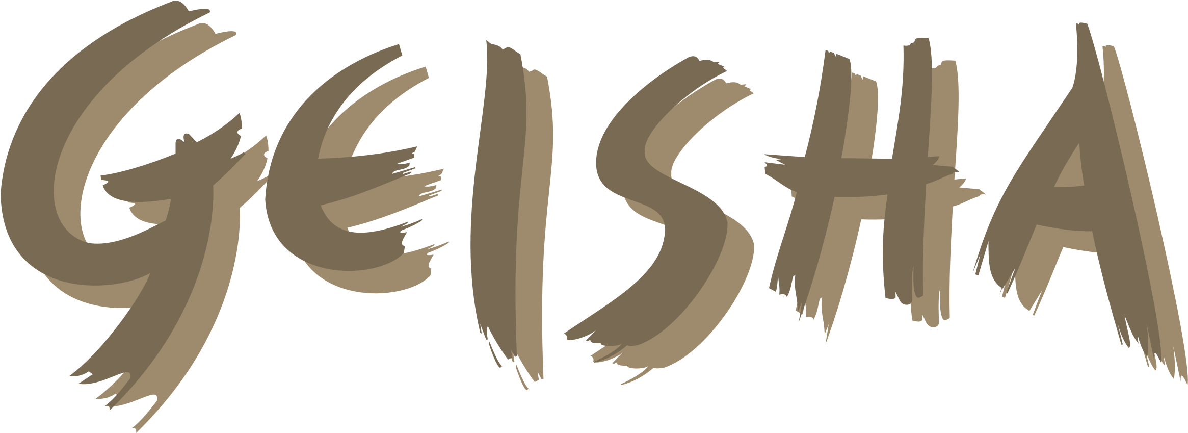 Geisha Logo Png Transparent - Geisha Font (2400x2400), Png Download