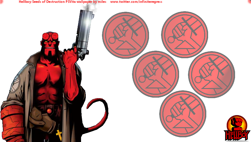 Seed Of Destruction 'dynamic' Wallpaper Ps Vita Wallpaper - Hellboy No Background (960x544), Png Download