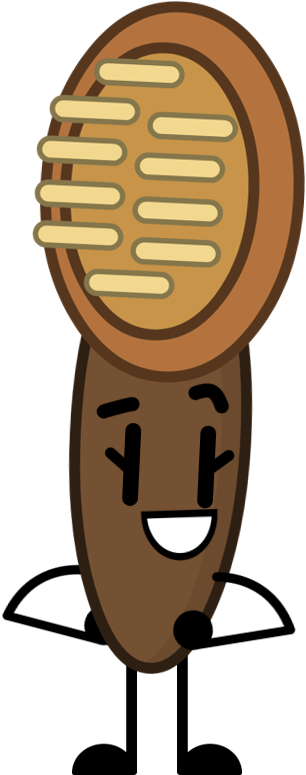 Hairbrush Pose (323x781), Png Download