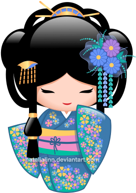Geisha Clipart Kokeshi Doll - Kokeshi Doll Tattoo (450x450), Png Download