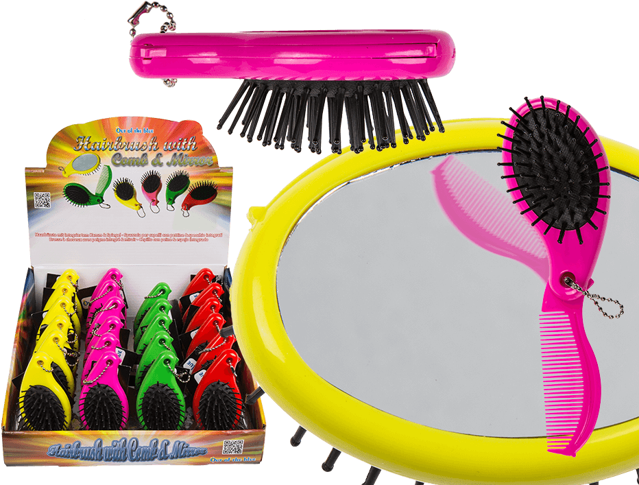 Brosse À Cheveux Et Miroir (945x709), Png Download