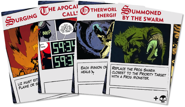 Hellboy Doom Cards - Olde School Aluminum License Plate (600x347), Png Download
