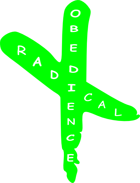 How To Set Use Radical Obedience Cross Svg Vector - Clip Art (456x593), Png Download
