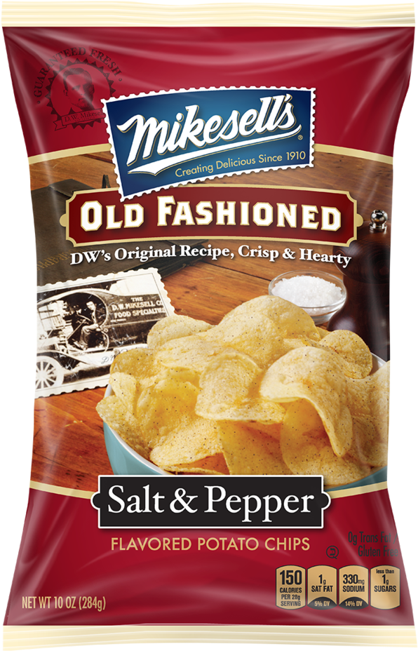 Old Fashioned Salt & Pepper Potato Chips (1024x1024), Png Download