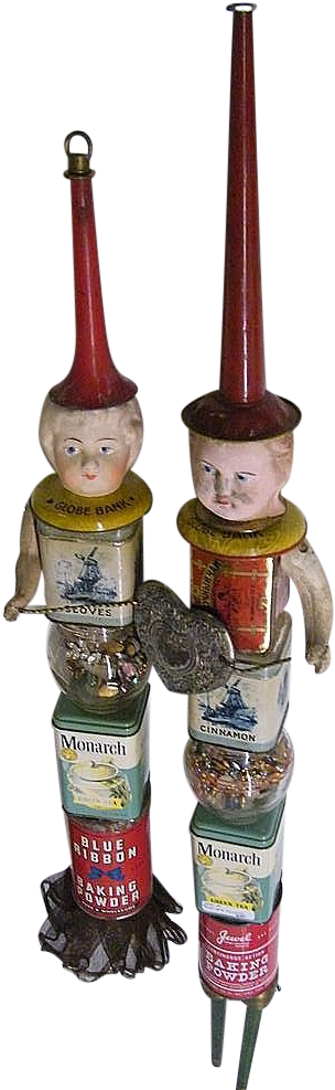 Signedbill Fink's Folk Art Wall Sculpturetotem Polegirl - Figurine (986x986), Png Download