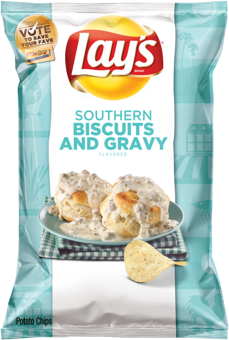 Do The New Lay's Potato Chip Flavors Sound Good To - Biscuits And Gravy Lays (540x754), Png Download