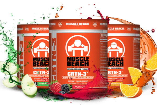 4 Things You Didn't Know About Creatine - Muscle Beach Nutrition Pre-train (600x403), Png Download