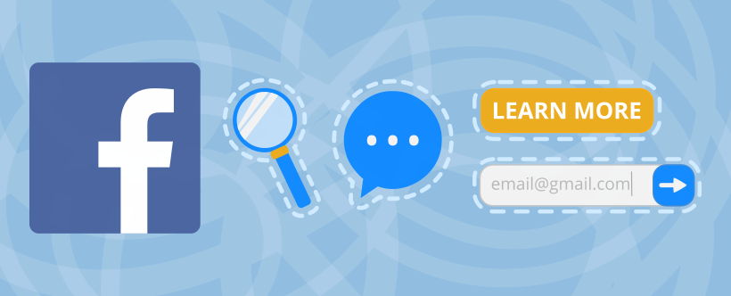 Facebook Messenger - Instagram (820x332), Png Download