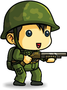 Tiny Soldier (600x500), Png Download