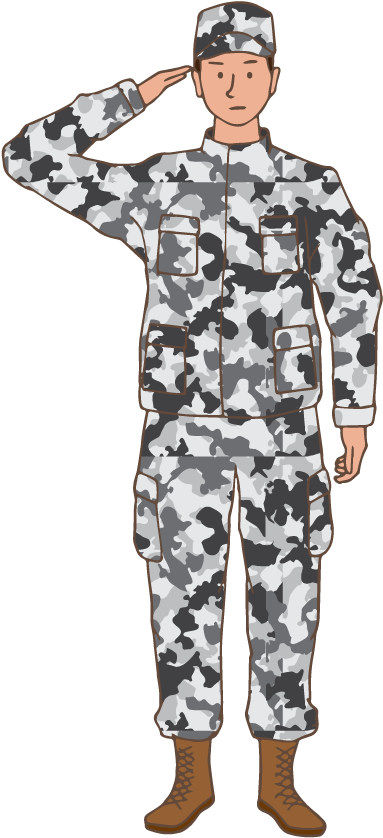 Solider, Urban Camouflage - Illustration (842x842), Png Download
