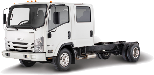 Npr Gas Crew Cab - Npr Isuzu (600x300), Png Download