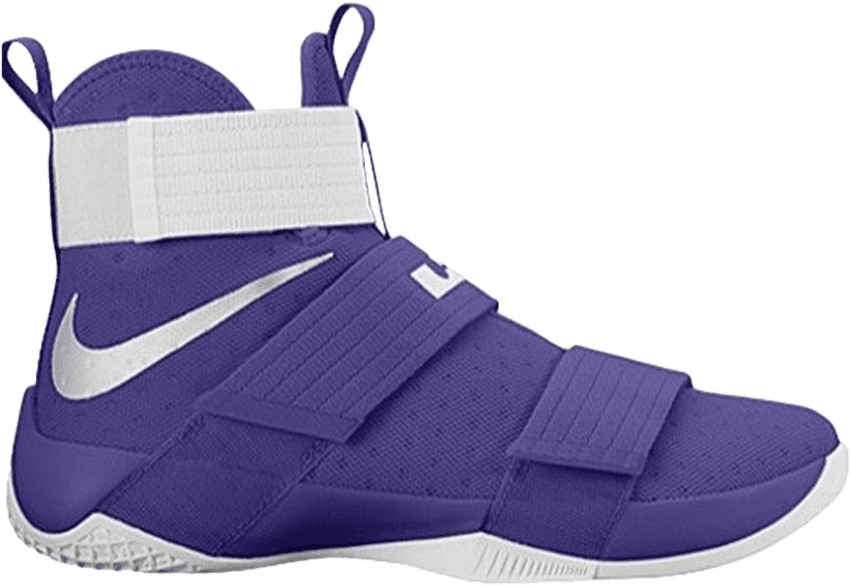 Lebron Soldier 10 Tb 'purple' - Lebron Soldier 10 Purple (850x585), Png Download