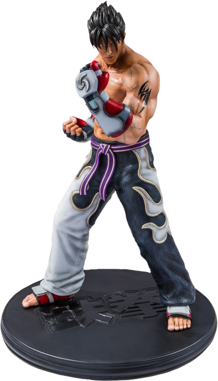 Jin Kazama 1/4 Scale Statue - Jin Kazama Action Figure (439x767), Png Download