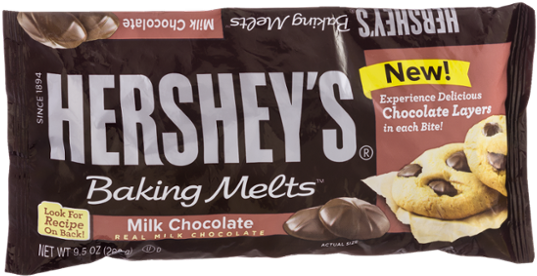Hershey's Baking Melts Milk Chocolate, 9.5 Oz (600x600), Png Download