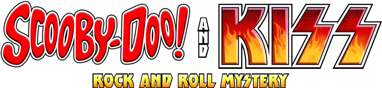 Scooby-doo And Kiss - Scooby Doo And Kiss Rock And Roll Mystery Logo (800x310), Png Download