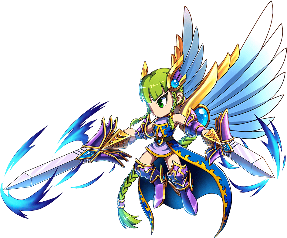 Sky Angel Kushra Brave Frontier - Brave Frontier Angel (946x786), Png Download