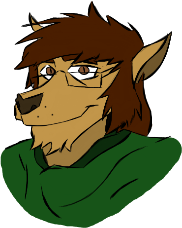 Tyler Lion - Cartoon (418x501), Png Download