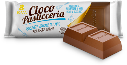 150g Milk Chocolate - Icam Chocolate (445x369), Png Download