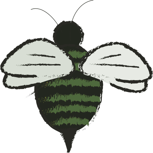 Not The Bees - Honey Bee (600x600), Png Download