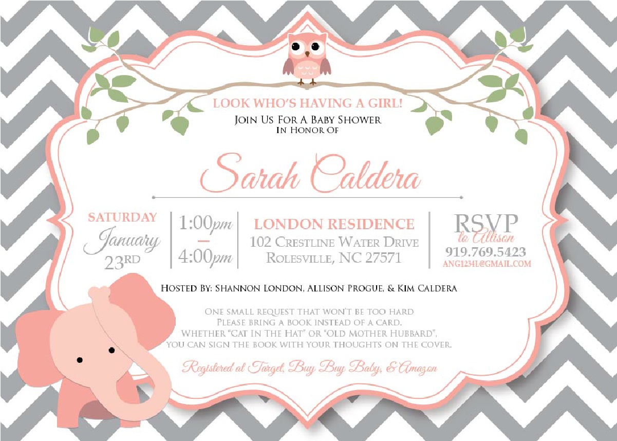 Chevron Elephant Baby Shower Invitation - Gold Beige Chevron Background (1200x1200), Png Download